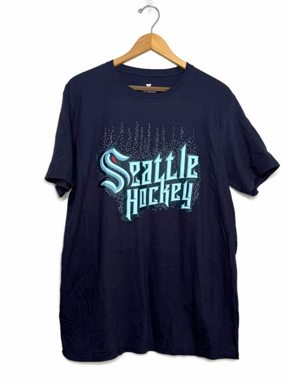 Fanatics Seattle Kraken Hockey Graphic Tee Navy Blue Men’s Size Large